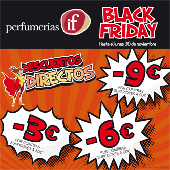 BLACKFRIDAY & CIBERMONDAY EN PERFUMERÍAS IF