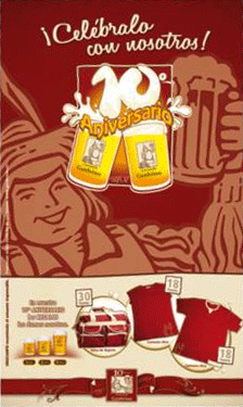 10º aniversario de Gambrinus
