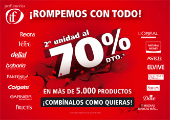 EN PERFUMERIAS IF ¡ROMPEMOS CON TODO! 